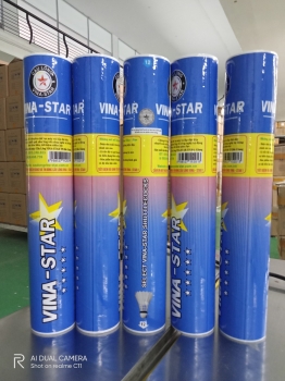 Cầu lông Vina-star - loại 2 - Vỏ Xanh