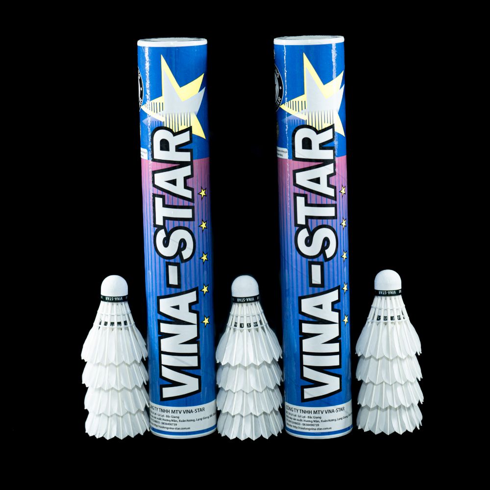 Cầu lông Vina-star -  loại 1 - Vỏ xanh