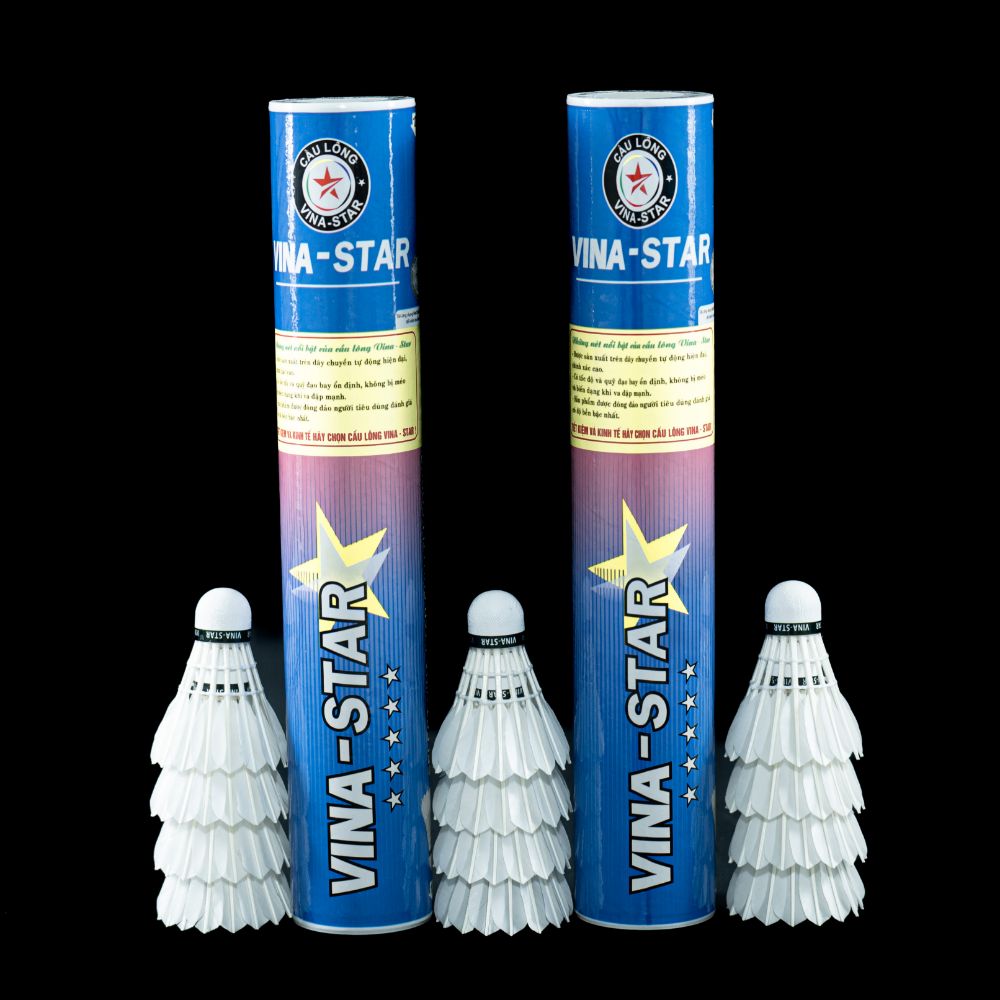Cầu lông Vina-star - loại 2 - Vỏ Xanh